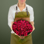 33 малиновые розы (Кения) фото 2